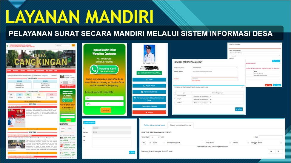 Launching Layanan Mandiri Sistem Informasi Desa